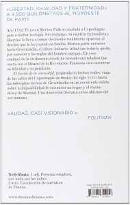 El fiordo de la eternidad contraportada