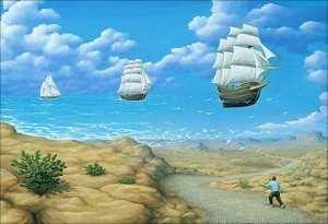 Surrealismo barcos