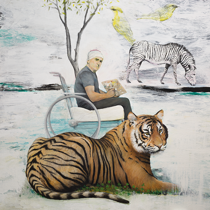 EL PATIO DE MI CASA (2017) 195×195 cm