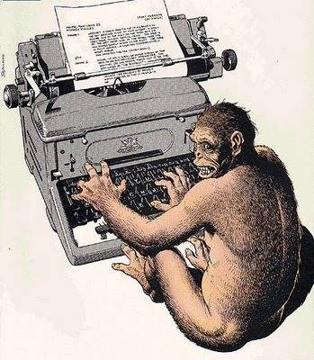¿Escribo como un mono o tengo mono de escribir?