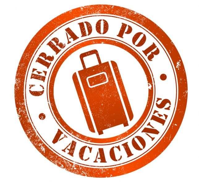 Cerrado por vacaciones Pateando el mundo